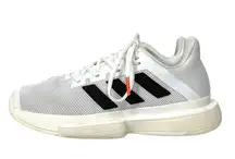 Adidas Solematch Bounce Tokyo Tennis Shoes Textile Upper Cloud White Size 8