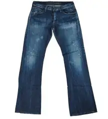 Citizens of Humanity Bootcut Jeans Dark Wash Distressed - Women's Size 27