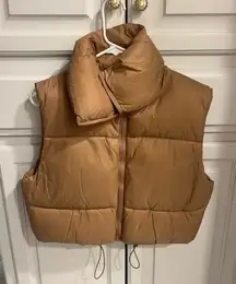 Amazon Puffer Vest Cropped