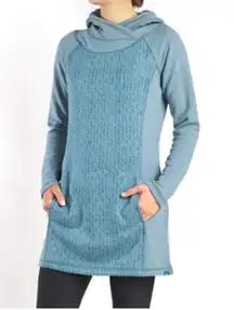 PrAna Tarane Tunic Hoodie Sweatshirt Pullover Blue  
Still Lake Outerwear Size S