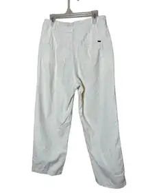 ONeill Pants Linen Blend Size‎ 26 Cream High Waist Casual Minimalist