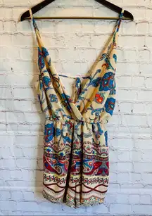 Tea & Cup romper shorts