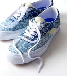 Vans Acer Ni SP Blue Paisley Bandana Print Ultracush Sneakers‎ Women’s Size 6