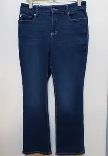 NWT Chaps Kick Flare Ankle Length Slimming Fit Jean Size 8/29