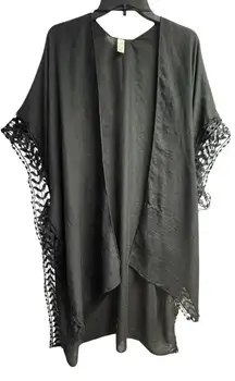 NWOT Cato Black Kimono One Size