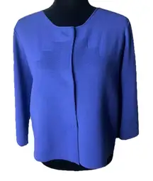 Armani collezioni cardigan snap sweater‎ 10 purple made in Italy