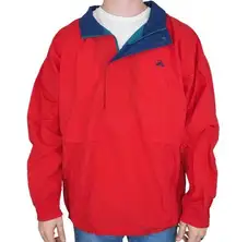 Disney Vintage 70s  Red Windbreaker Jacket