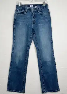 Calvin Klein VTG Classic Bootcut Blue Denim Jeans Stretch Medium Whisker Size 6