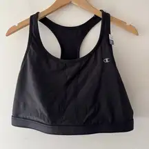 NEW!! Champion Women's Plus-Size Vented Compression Sports Bra Black