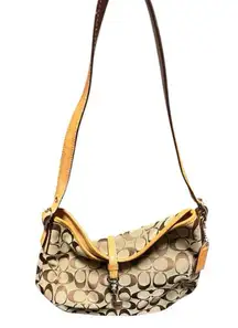 COACH Vintage Y2K Hampton Signature Luxury Designer Shoulder Handbag Purse