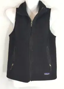 Patagonia Nickel Worn Wear Synchilla Vest Womens S Fleece Full Zip Outdoor Ski