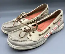Sperry‎ Top Sider Women’s Boat Shoes Loafers  Sz 9 Tan Orange Casual