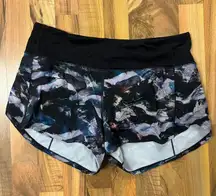 Lululemon Speed Up 2.5 Inch Glacier Camo Shorts