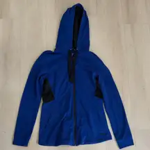 Marc New York Black and Blue Performance Hoodie Size M