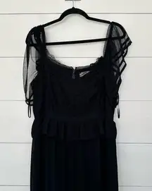 Three Floor Black Women’s XL Inferno Black Lace Dress