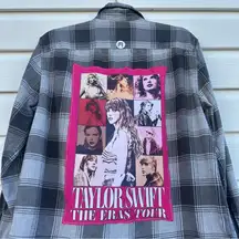 Taylor Swift The Eras Tour Plaid Flannel Reworked Medium