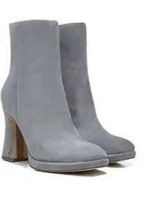 Sam Edelman  Jaye Suede Platform Boot in River Rock Gray NEW