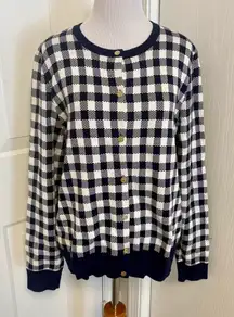 Draper James Gingham Cardigan