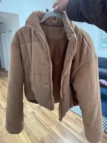 Tan Puffer Jacket
