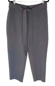 Aritzia Wilfred Tie Front Pant in Peppercorn Grey 16