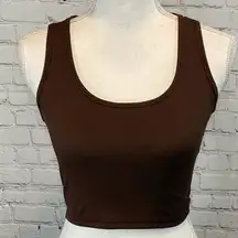 BLUSHMARK Tank Top Stretchy Ribbed Cropped-XS