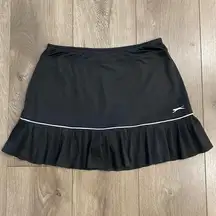 Slazenger 14” Black Pleated Golf Skirt Size Small