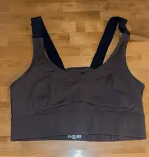 Varley Brown And Black Sports Bra 