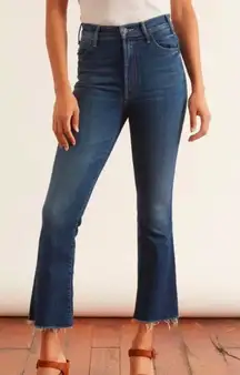 Mother 24 Hustler Ankle Fray Jeans Night Clubbing