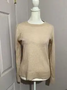 Reiss Cream Wool And Alpaca Blend Pullover Sweater