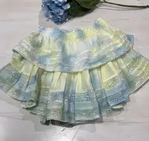 loveshackfancy ruffle heritage mini skirt‎