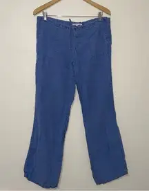 Victoria’s Secret Low Rise Straight Leg 100% Flax Pants