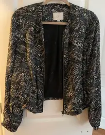 Floral Bomber Jacket