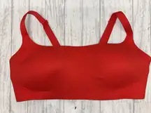 Womens Size L D Aerie Smoothez Seamless Bra Red EUC