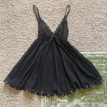 Fredricks Of Hollywood Black Lingerie Dress