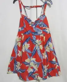HOLLISTER MINI SUN DRESS ALOHA HAWAIIAN SZ SMALL