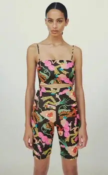 NWT ZARA  WOMAN IN ART MIRANDA MAKAROFF PRINT SHORTS Bloggers Fav