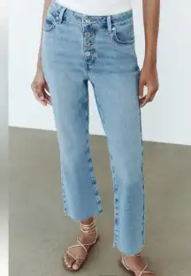 HIGH-WAISTED MINI FLARE JEANS Z1975