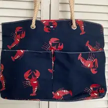 Vintage Y2K Tommy Hilfiger Canvas Lobster Tote