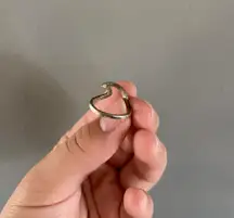 Silver Wave Ring
