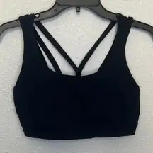 Lululemon Strappy Back Bra Black Size 10