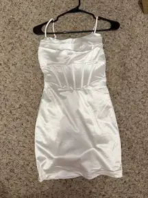 White Windsor Homecoming Dress