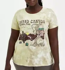 Torrid Grand Canyon Tie Dye Skeleton Graphic T Shirt Women 3X