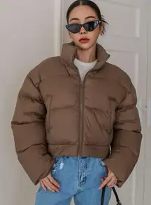 Brown Puffer Jacket