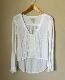 Cleobella White Bead Detail Top