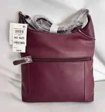 Giani Bernini burgundy Shoulder Bag‎ with Slouch Design