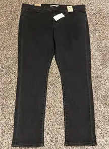 Levi's 311 Shaping‎ Skinny Jeans Black Denim Comfort Stretch Size 34x30