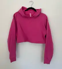 Lululemon All Yours Cropped Hoodie Sonic Pink 10