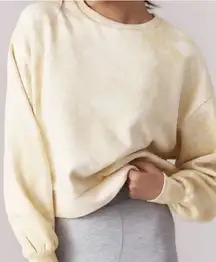 Daily Practice Oh So Good Tie Dye Pullover Oversized Crop Crewneck Sweatshirt 1X