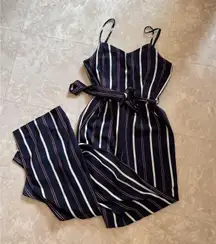 Striped Jumpsuit