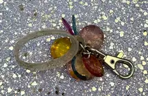 Vintage 90’s Y2K Bath and Body Works Antibacterial Silicone Charms wrap Keychain